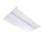 Perlglow 2X4 50/60/70W 6500/7800/9100 Lumens Frosted Wet Rated Selectable CCT 30,35,41,50,65K Square Center Basket Troffer + Em
