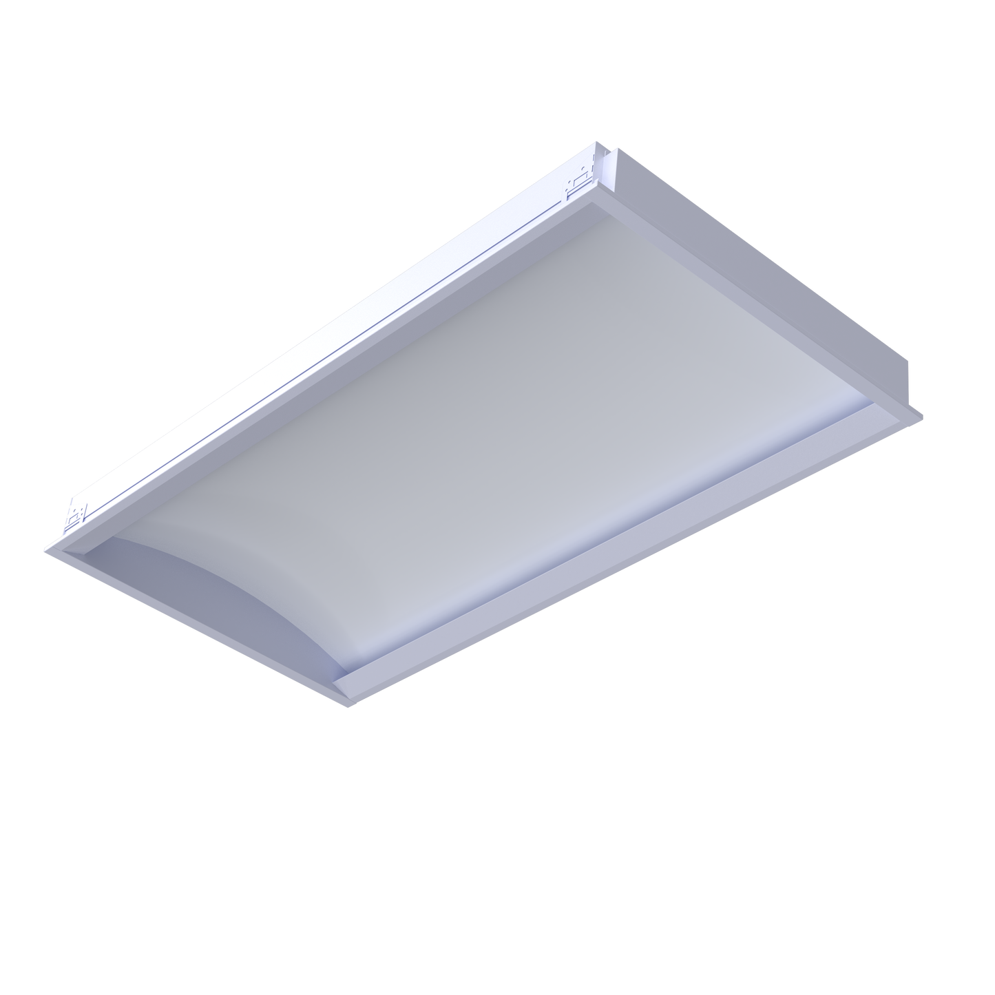 Perlglow 2X4 50/60/70W 5750/6900/8050 Lumens Frosted Wet Rated Selectable CCT 30,35,41,50,65K Indirect Single Vault Troffer