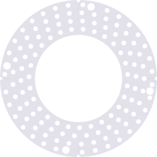 Perlglow P-98411 1 MM Thickness Mud-in Mounting  mud-in goof ring (2.95 Inch  - 5.31  Inch)