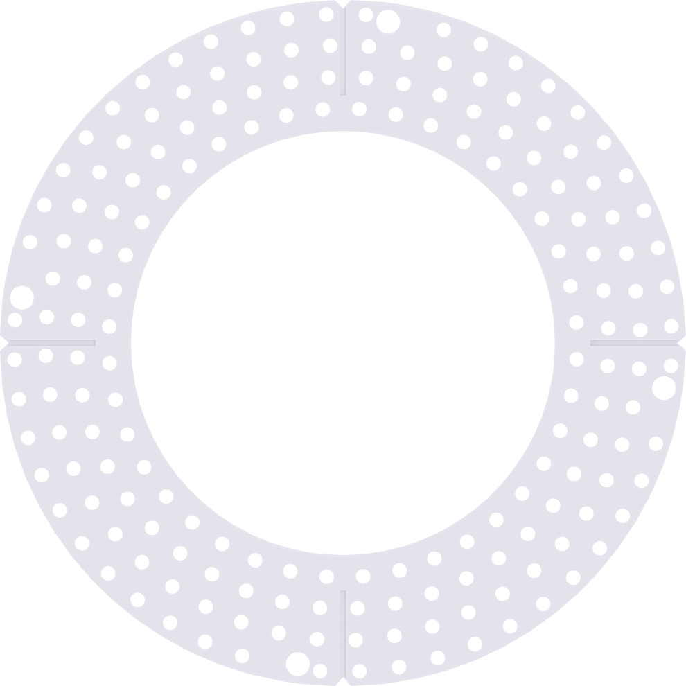 Perlglow P-98412 1 MM Thickness Mud-in Mounting  mud-in goof ring (4.50 Inch  - 7.30  Inch)