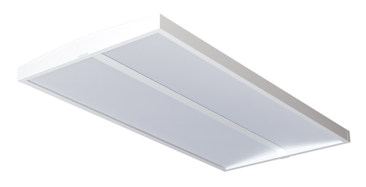 Perlglow 2X4 50/60/72W 5775/6780/7685 Lumens Frosted Wet Rated Selectable CCT 30,35,41,50,65K Bevel Troffer
