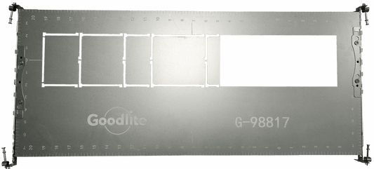 Perlglow P-98817 4.25″ rectangular flanged new construction plate