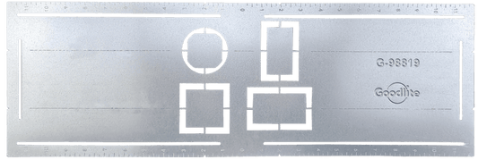 Perlglow P-98819 universal new construction plate for step lights