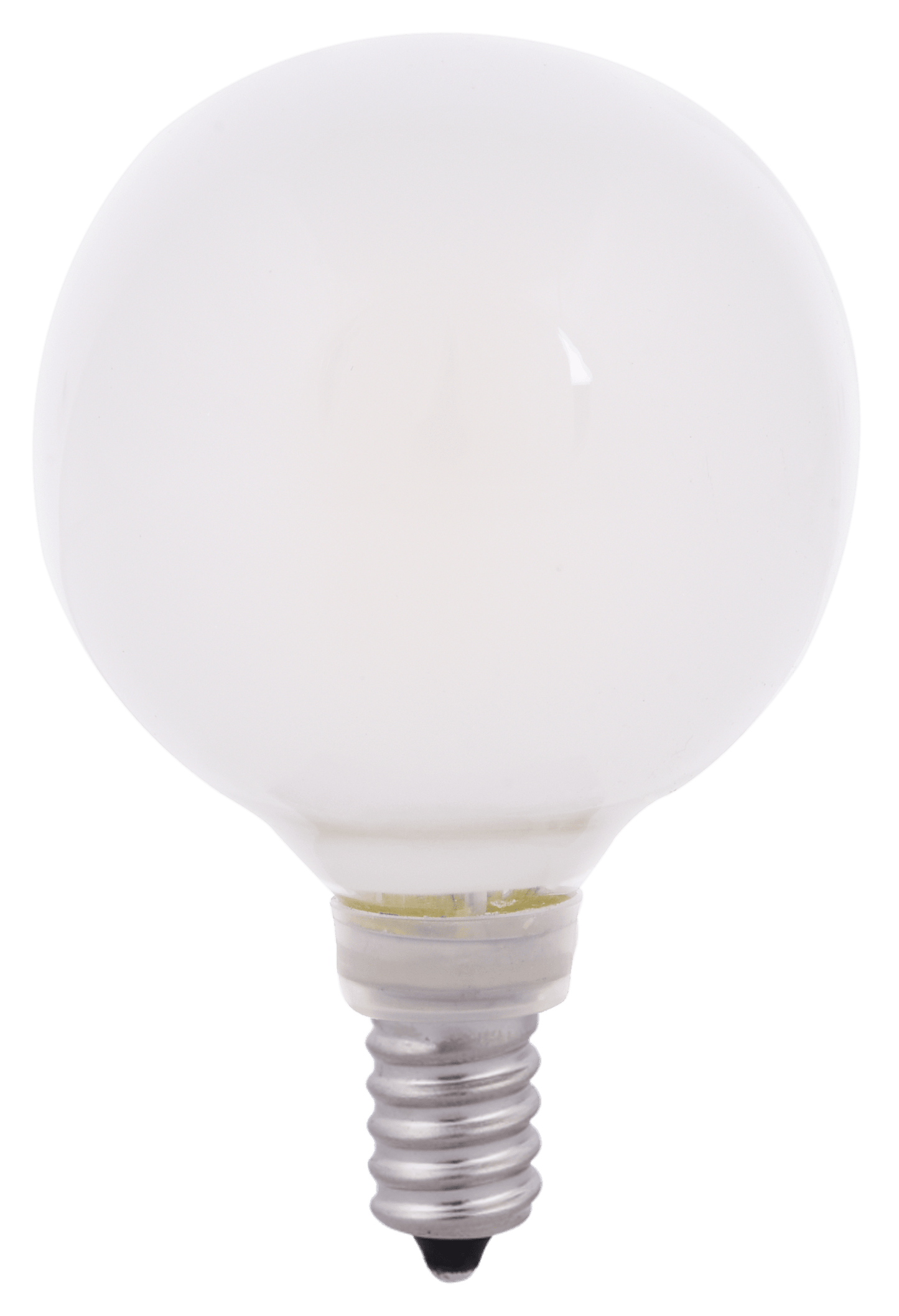Perlglow 4.5 Watts G16 Shape E12 Base Type 600 Lumens Frosted LED Light Bulb 3000K Warm White