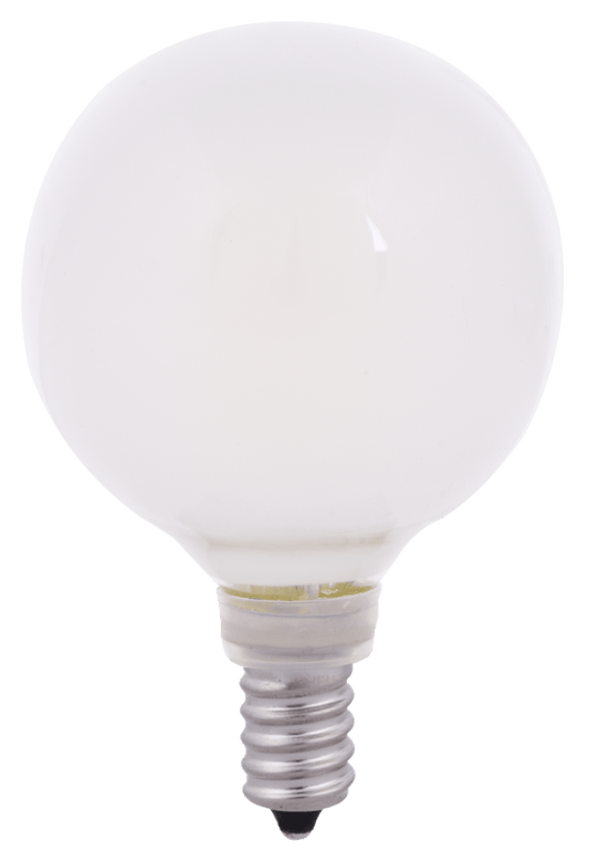 Perlglow 4.5 Watts G16 Shape E12 Base Type 600 Lumens Frosted LED Light Bulb 3000K Warm White