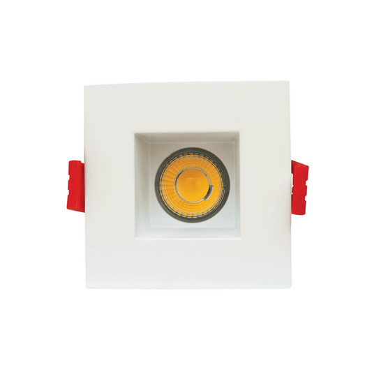 P-5863 2 Inch Square White 8W 600 Lumens Super White 5k Recessed Light