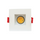 P-5863 2 Inch Square White 8W 600 Lumens Super White 5k Recessed Light