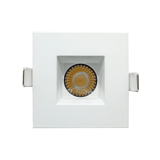 P-5020 2 Inch Square White Finish 8W 700 Lumens 5CCT Recessed Light