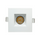 P-5020 2 Inch Square White Finish 8W 700 Lumens 5CCT Recessed Light