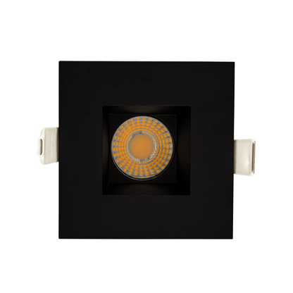 P-5021 2 Inch Square Black Finish 8W 700 Lumens 5CCT Recessed Light