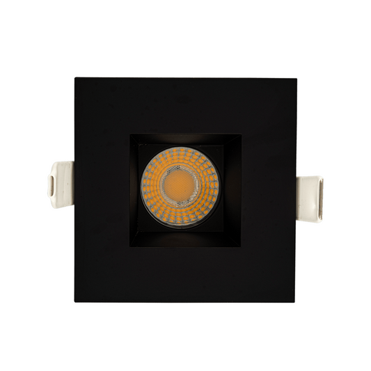 P-5021 2 Inch Square Black Finish 8W 700 Lumens 5CCT Recessed Light