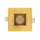 P-5025 2 Inch Square Brushed Brass 8W 700 Lumens 5CCT Recessed Light