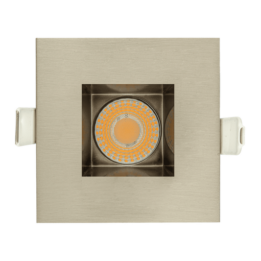 P-5036 2 Inch Square Brushed Nickel 14/20W 1200/1700 Lumens 5CCT Recessed Light