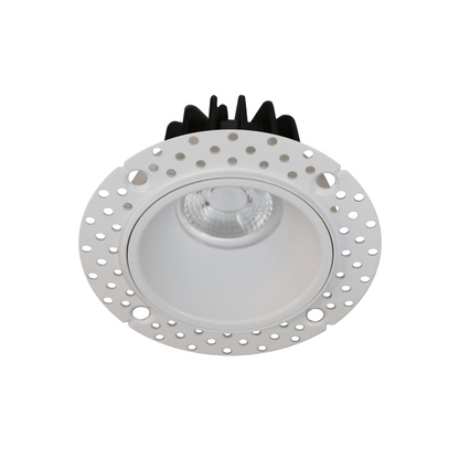 P-5059 2 Inch Trimless Round White 8W 600 Lumens 5CCT Recessed Light