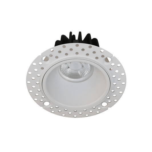 P-5059 2 Inch Trimless Round White 8W 600 Lumens 5CCT Recessed Light