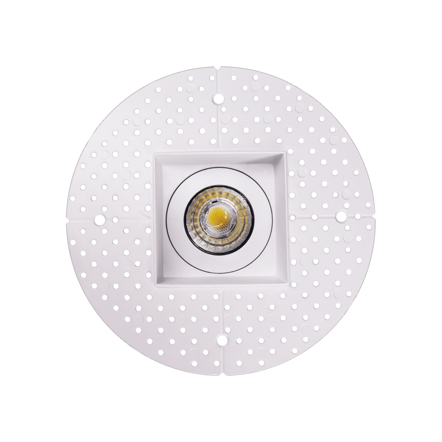 P-5061 3.5 Inch Trimless Square White 12W 850 Lumens 5CCT Recessed Light