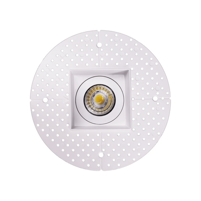 P-5061 3.5 Inch Trimless Square White 12W 850 Lumens 5CCT Recessed Light