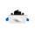P-5098 2 Inch Square White 5W 400 Lumens Warm White 3000k Gimbal Light