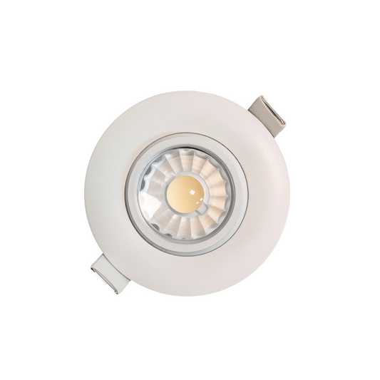 P-5100 3 Inch Round White 8W 650 Lumens 5CCT Gimbal Light