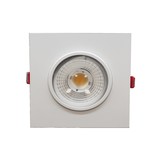 P-5108 4 Inch Square White 14W 1100 Lumens 5CCT Gimbal Light