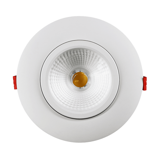 P-5109 6 Inch Round White 18W 1400 Lumens 5CCT Gimbal Light