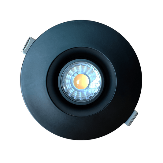 P-5111 3 Inch Round Black 8W 650 Lumens 5CCT Gimbal Light