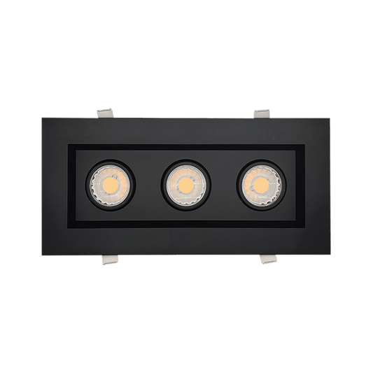 P-5125 3 Inch 3 Head Multiple Black 23W 1800 Lumens 5CCT Gimbal Light