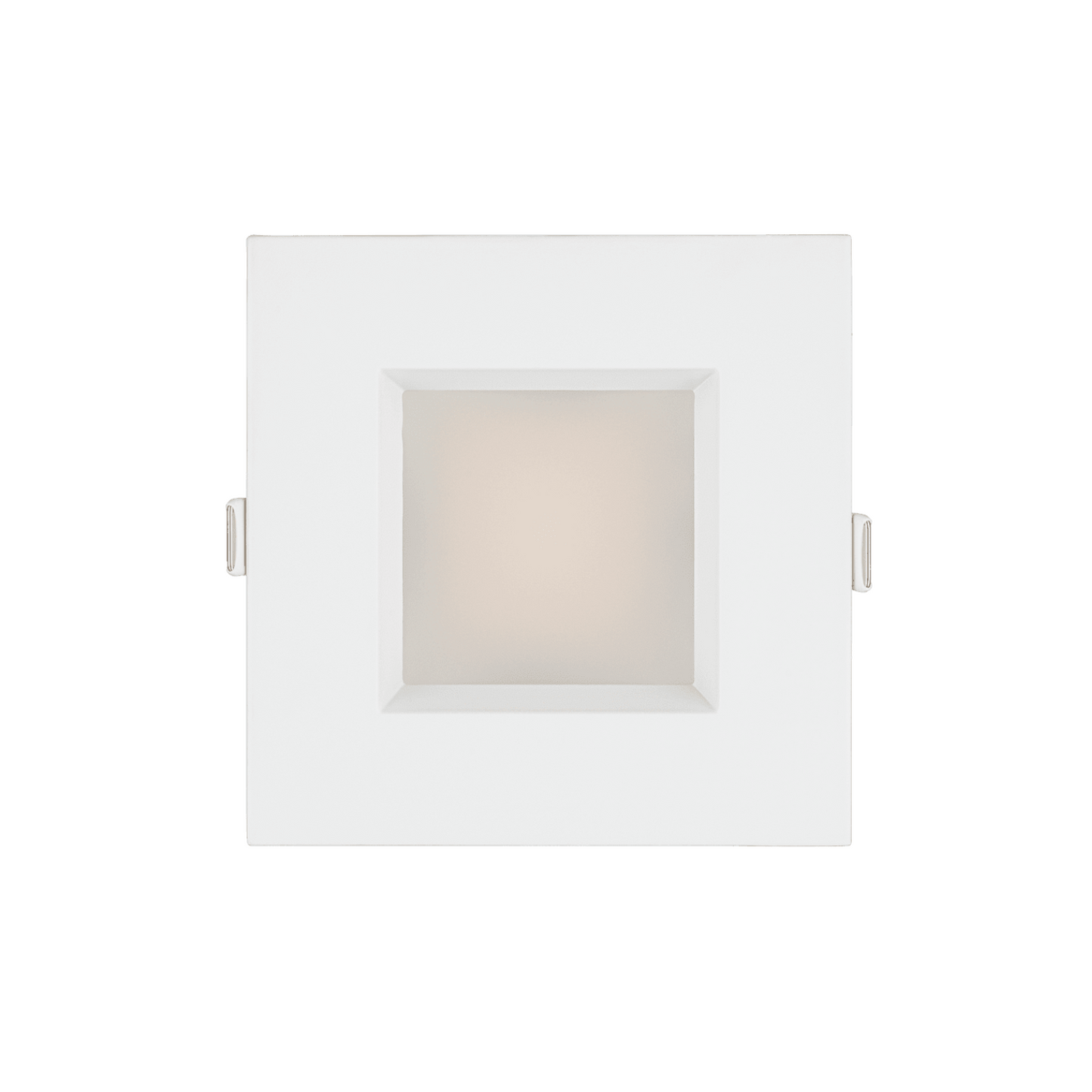 P-5134 4 Inch Square White 15W 1200 Lumens 5CCT Slim Light