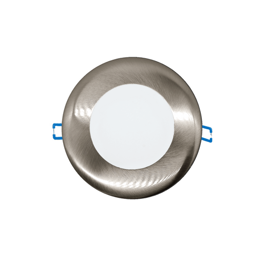 P-5150 4 Inch Round Brushed Nickel 12W 1000 Lumens 5CCT Slim Ultra-Thin light