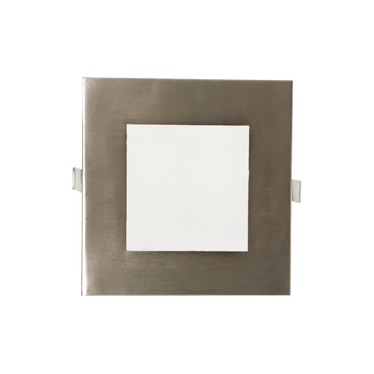 P-5159 6 Inch Square Brushed Nickel 18W 1400 Lumens 5CCT Slim Ultra-Thin light