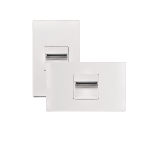 P-5199 Vertical-Horizontal White 2W 125 Lumens Super White 5k Step Light