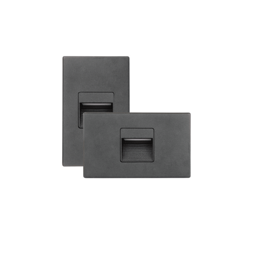P-5200 Vertical-Horizontal Black 2W 125 Lumens Warm White 3k Step Light