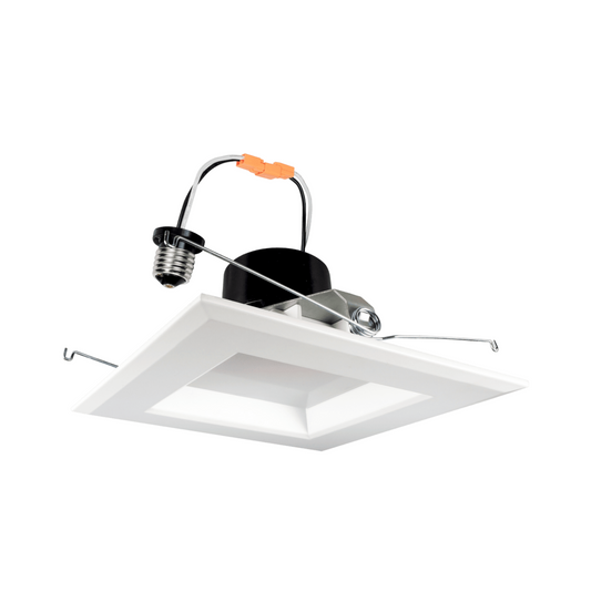 P-5220 5 Inch Square White 16W 1200 Lumens Warm White 3K Retrofit Light