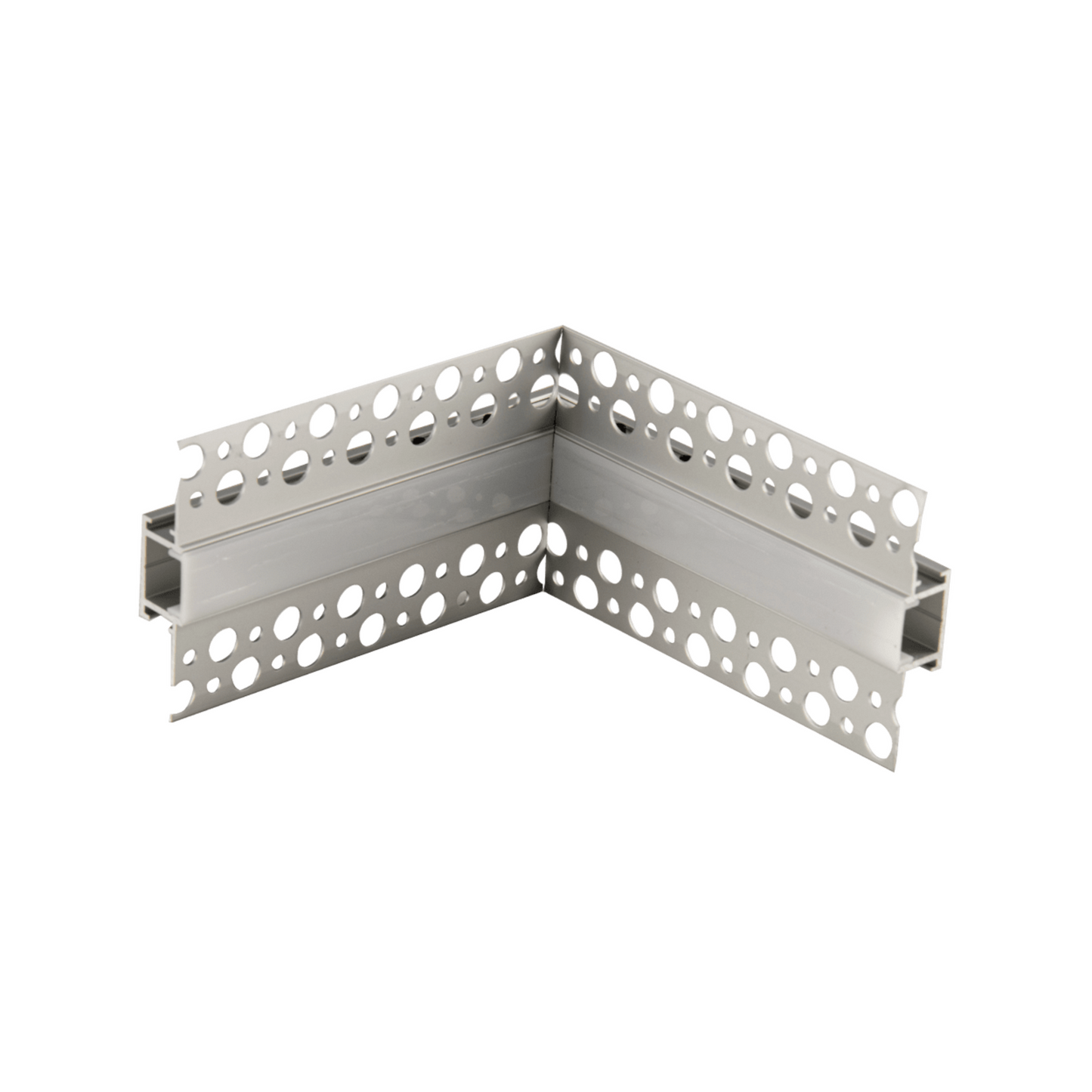 P-5276 Trimless LED Recessed Aluminum Inside 90 Degree Corner Connector, Tape Light Size 14mm, Length 4.5 Inch
