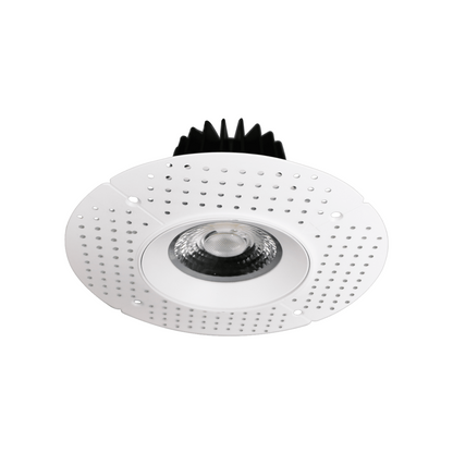 P-5438 4 Inch Trimless Round White 18W 1600 Lumens 5CCT Recessed Light