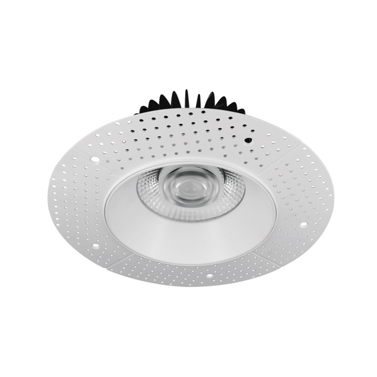 P-5442 6 Inch Trimless Round White 24W 1800 Lumens 5CCT Recessed Light