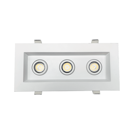 P-5445 2 Inch 3 Head White 15W 1200 Lumens 5CCT Gimbal Light