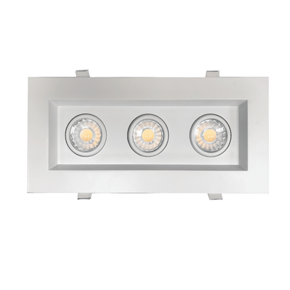 P-5446 3 Inch 3 Head White 23W 1800 Lumens 5CCT Gimbal Light