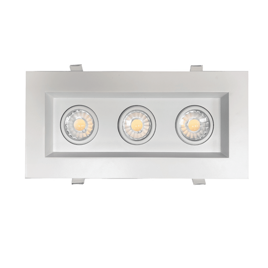 P-5446 3 Inch 3 Head White 23W 1800 Lumens 5CCT Gimbal Light