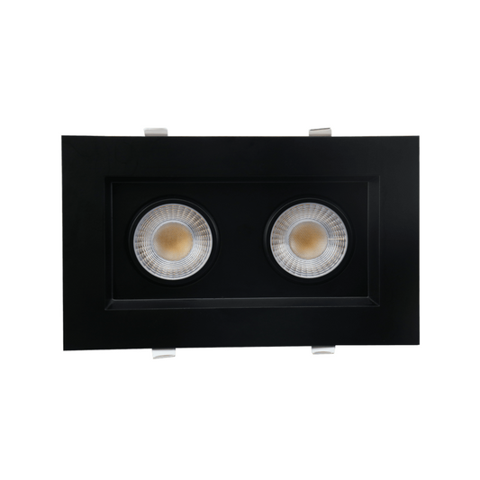 P-5449 4 Inch 2 Head Black 28W 2200 Lumens 5CCT Gimbal Light