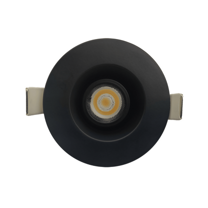 P-5453 2 Inch Round Black 5W 400 Lumens 5CCT Gimbal Light