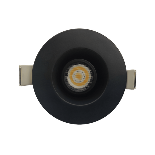 P-5453 2 Inch Round Black 5W 400 Lumens 5CCT Gimbal Light