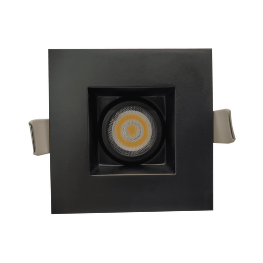 P-5454 2 Inch Square Black 5W 400 Lumens 5CCT Gimbal Light