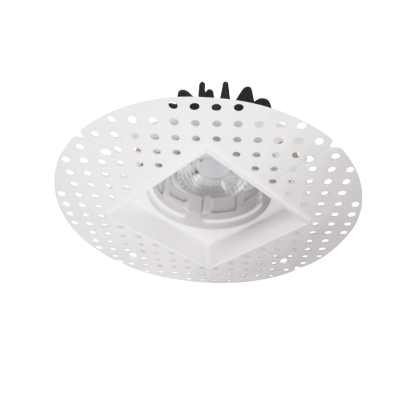 P-5456 2 Inch Trimless Mash Square White 8W 600 Lumens 5CCT Recessed Light