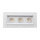 P-5459 3 Inch Trimless 3 Head White 23W 1800 Lumens 5CCT Gimbal Light
