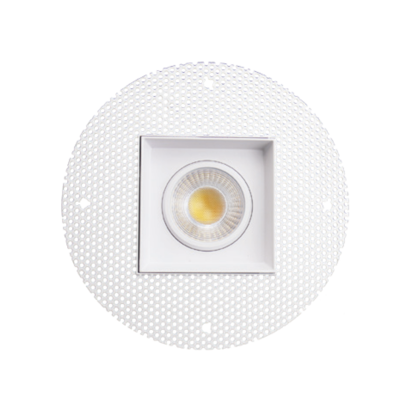 P-5460 4 Inch Trimless Square Single White 14W 1100 Lumens 5CCT Gimbal Light