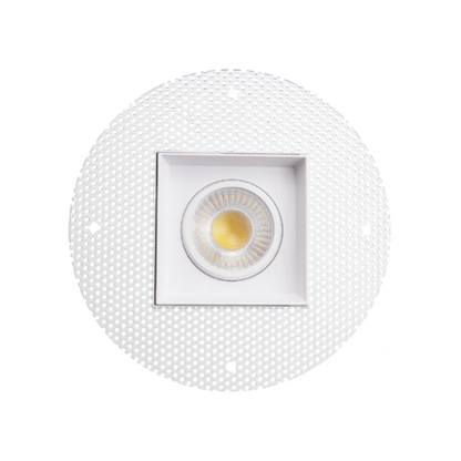 P-5460 4 Inch Trimless Square Single White 14W 1100 Lumens 5CCT Gimbal Light