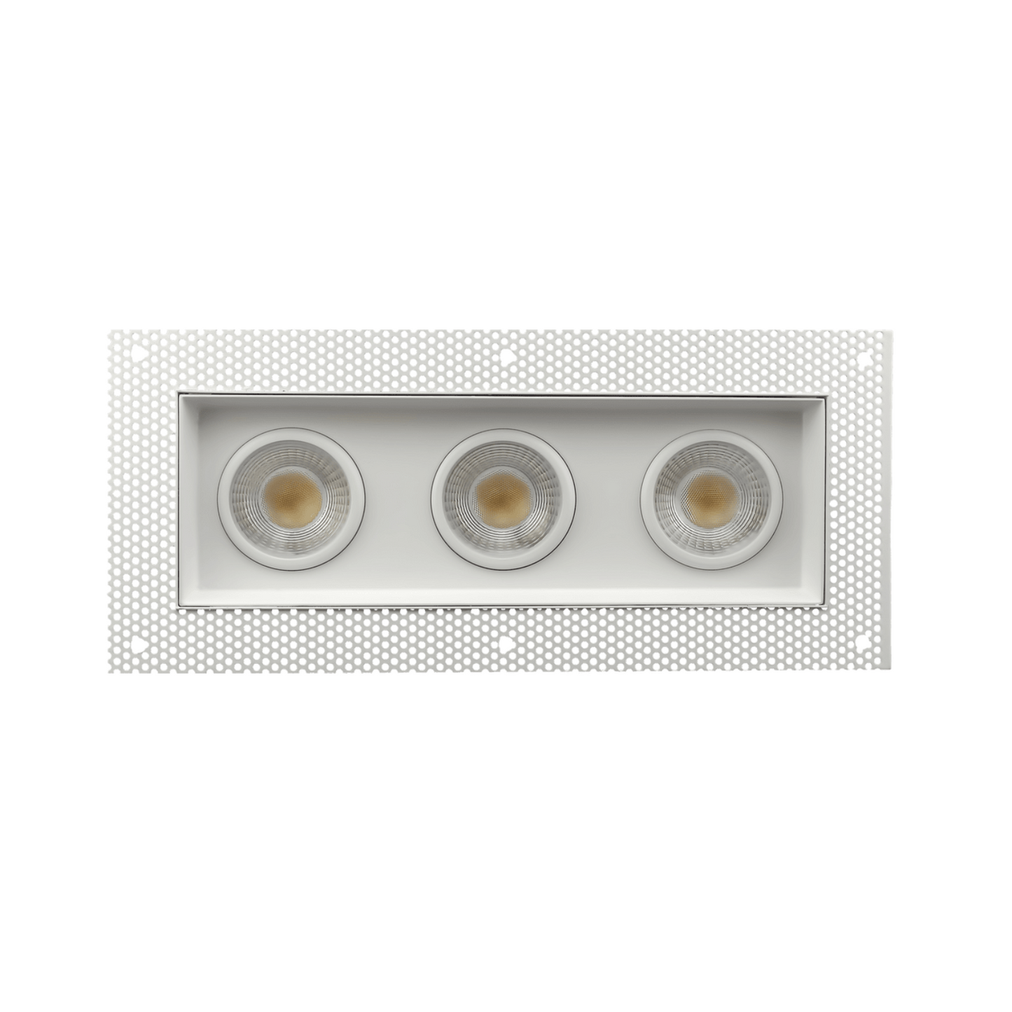 P-5462 4 Inch Trimless 3 Head White 42W 3300 Lumens 5CCT Gimbal Light