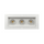 P-5462 4 Inch Trimless 3 Head White 42W 3300 Lumens 5CCT Gimbal Light