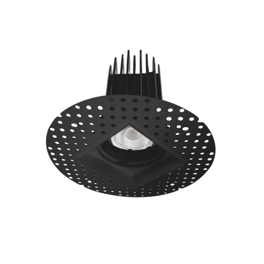 P-5469 2 Inch Trimless Mash Square Black 14W 950 Lumens 5CCT Recessed Light